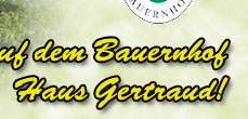 ...auf dem Bauernhof Haus Gertraud